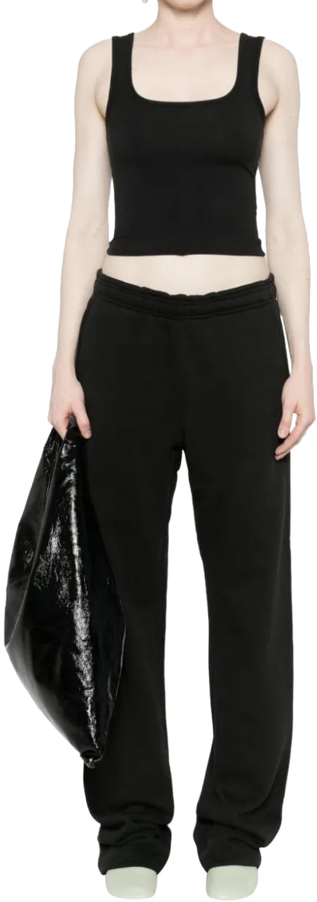 Entire Studios Square Neck Tank Soot Zwart