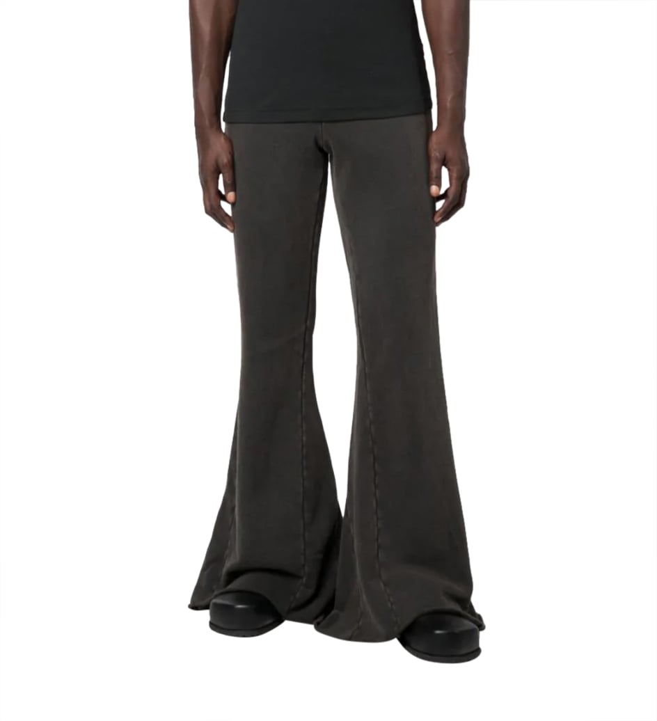 Entire Studios Heavy Flare Washed Black Zwart