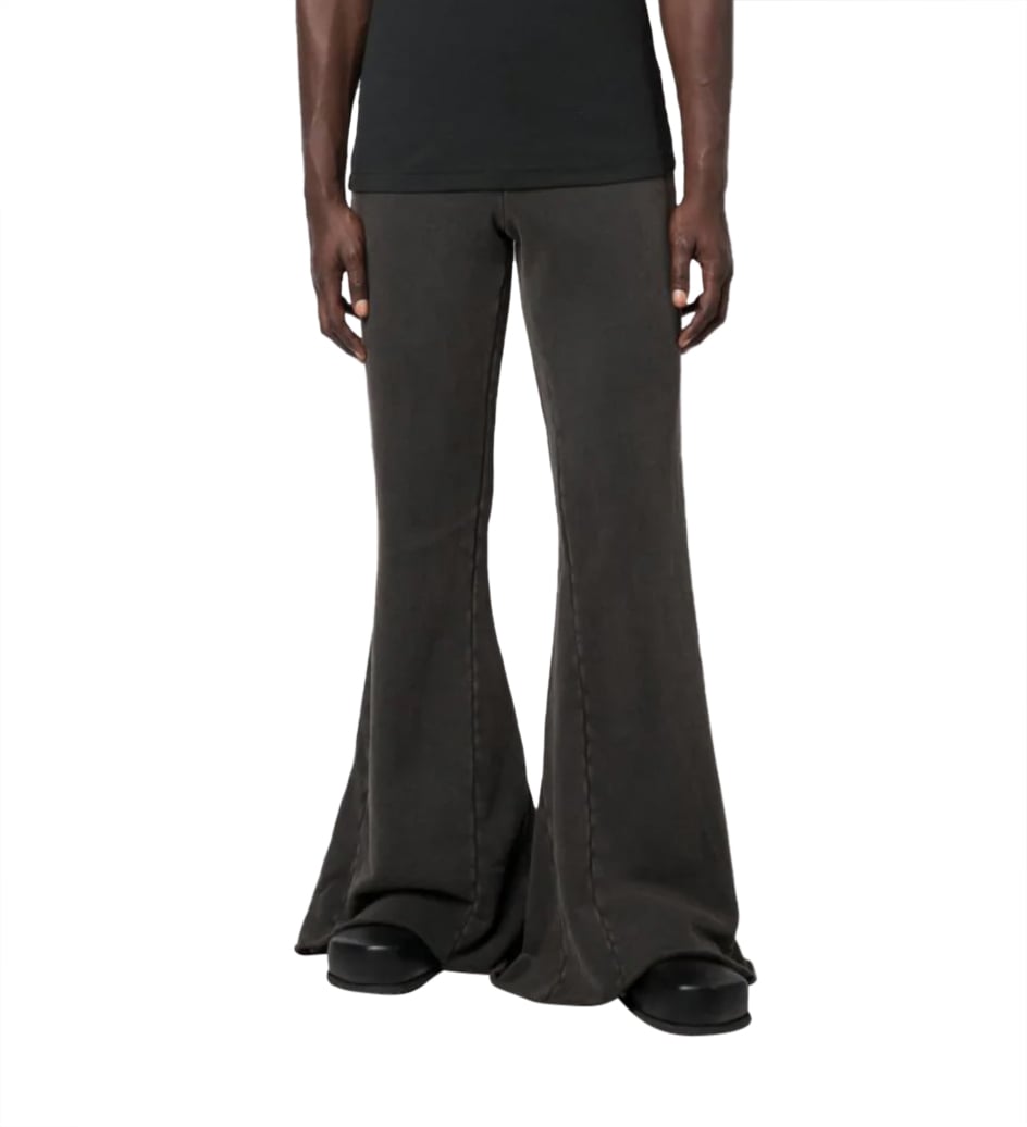 Entire Studios Heavy Flare Washed Black Zwart