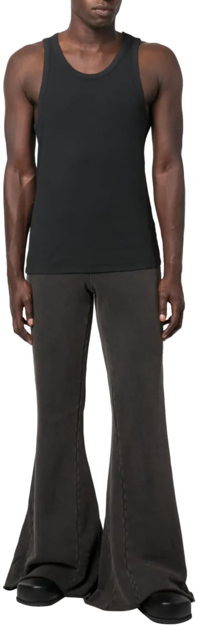 Entire Studios Heavy Flare Washed Black Zwart
