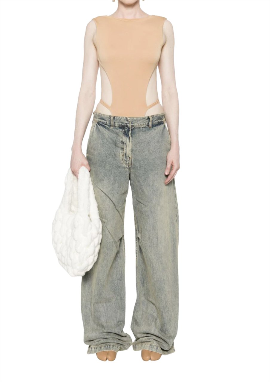Entire Studios Dem Jeans Surface Wave Grey Grijs