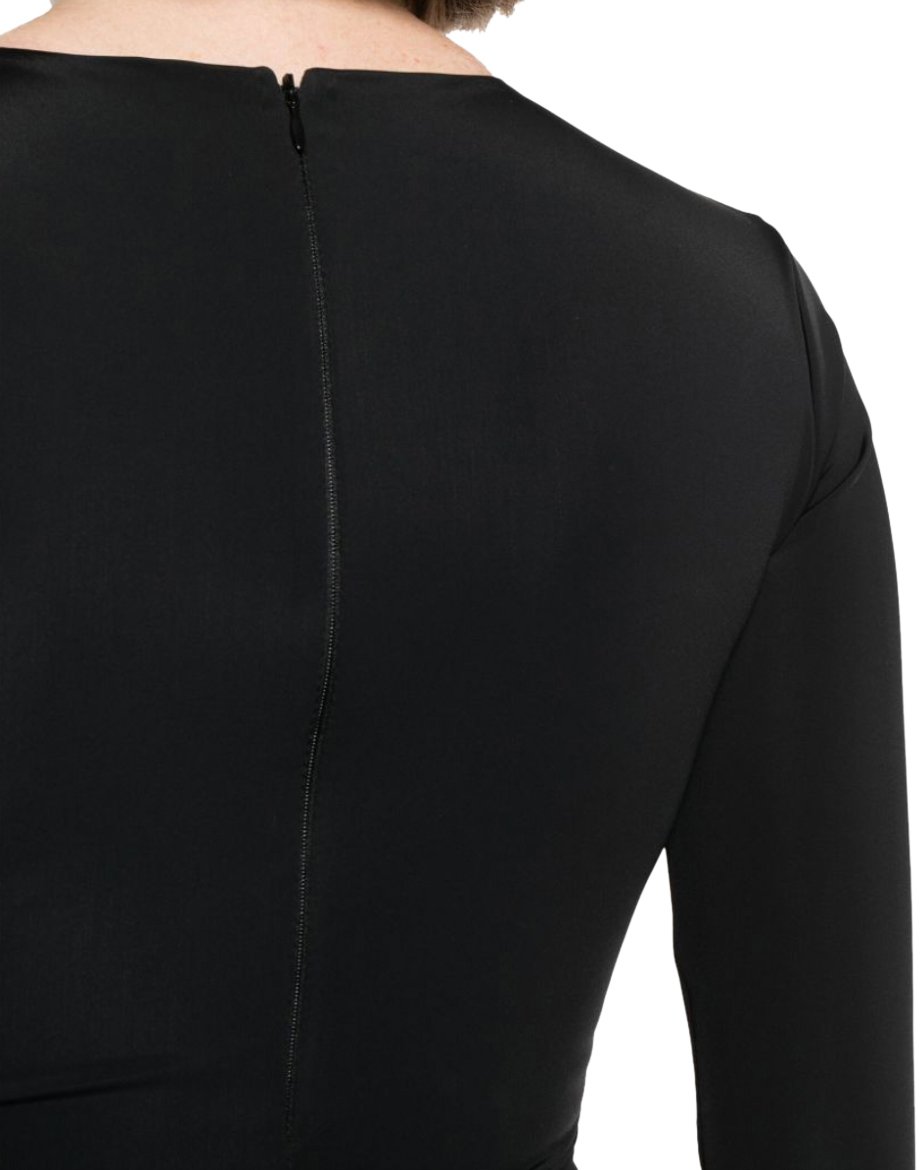 Entire Studios Ls Bodysuit Soot Zwart