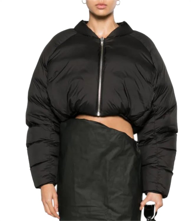 Entire Studios Cropped Pillow Bomber Pupil Zwart