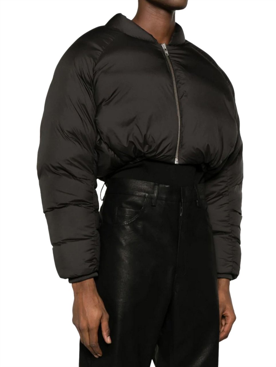 Entire Studios Cropped Pillow Bomber Pupil Zwart