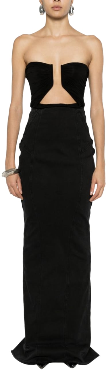 Entire Studios Channel Skirt Magnetite Zwart