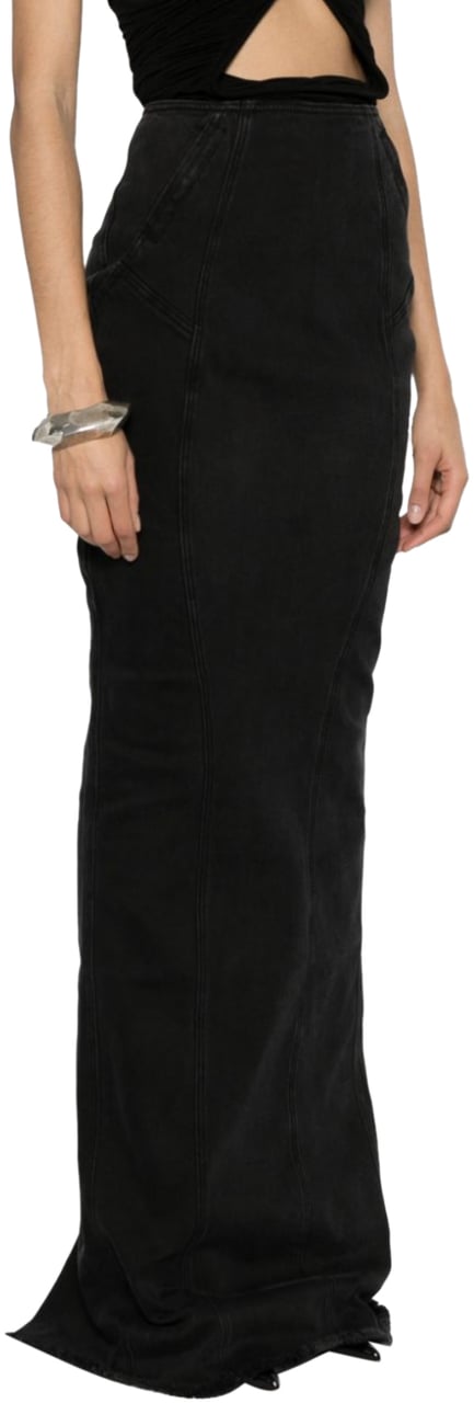 Entire Studios Channel Skirt Magnetite Zwart