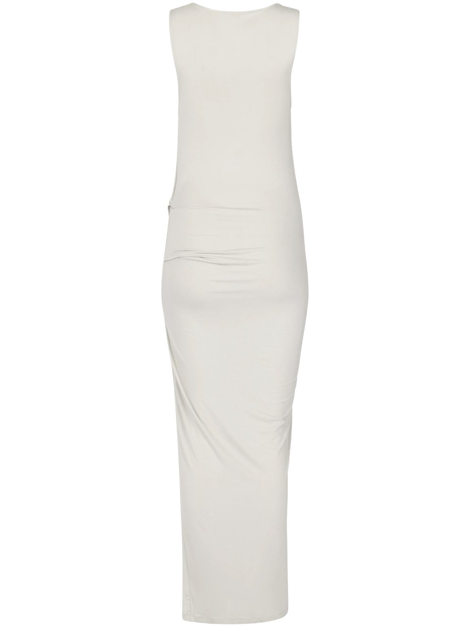 Entire Studios Draped Midi Dress with Soft Flowing Fabric Grijs