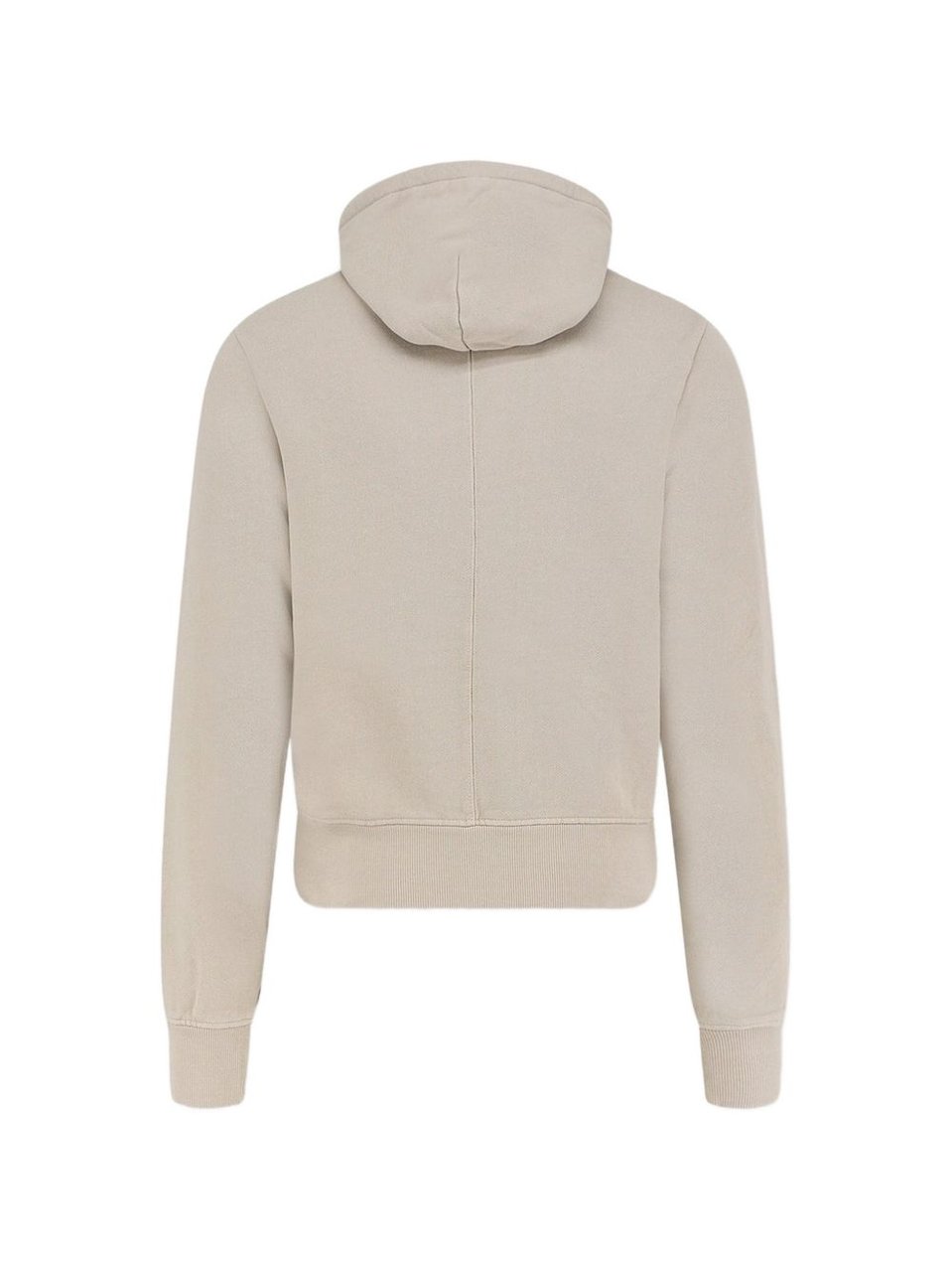Entire Studios Beige Cotton Drawstring Pouch Hoodie Neutraal