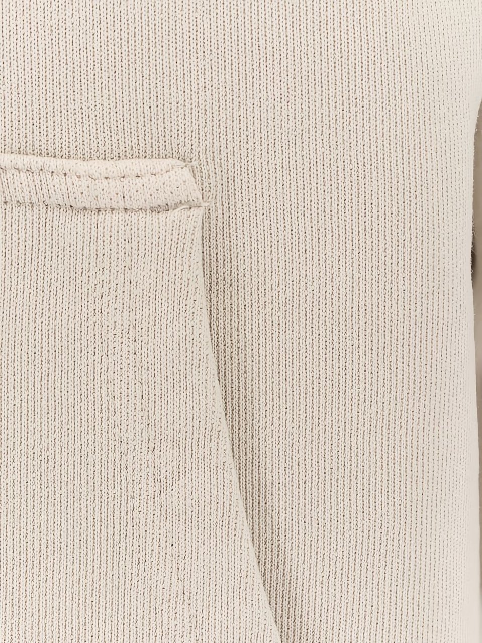 Entire Studios Beige Cotton Drawstring Pouch Hoodie Neutraal