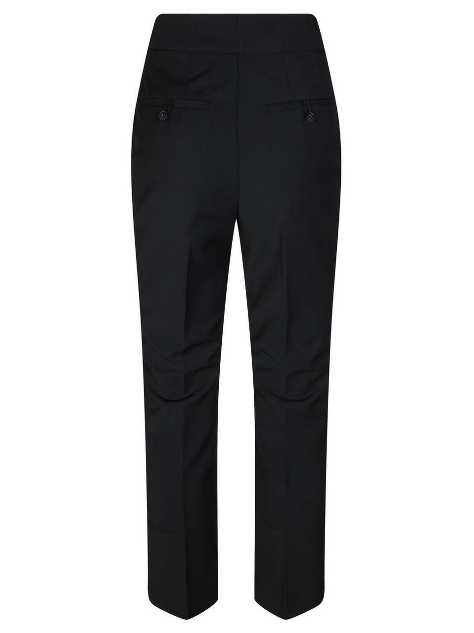 Entire Studios Tailored Fit Buttoned Welt Trousers Zwart