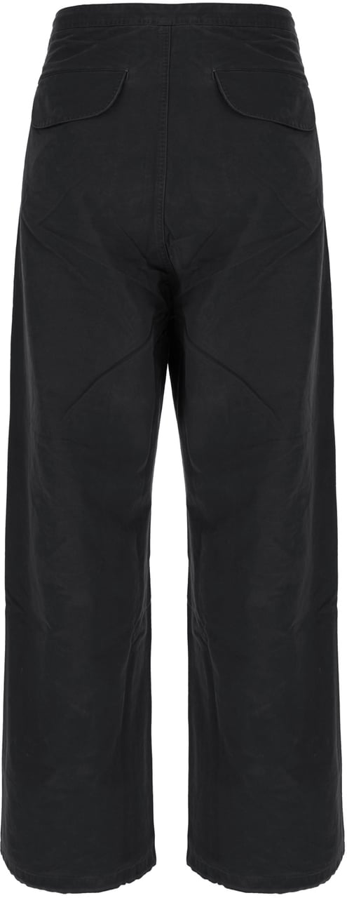 Entire Studios Entire Studios Black cotton cargo pants Zwart