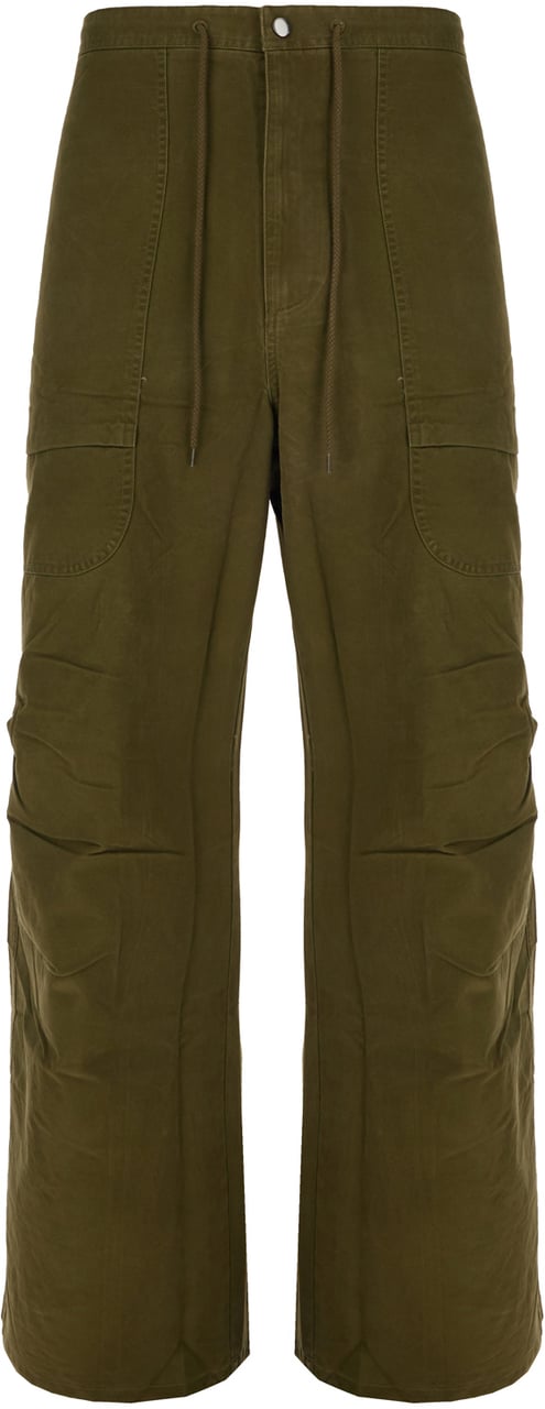 Entire Studios Entire Studios Military green cotton cargo pants Groen