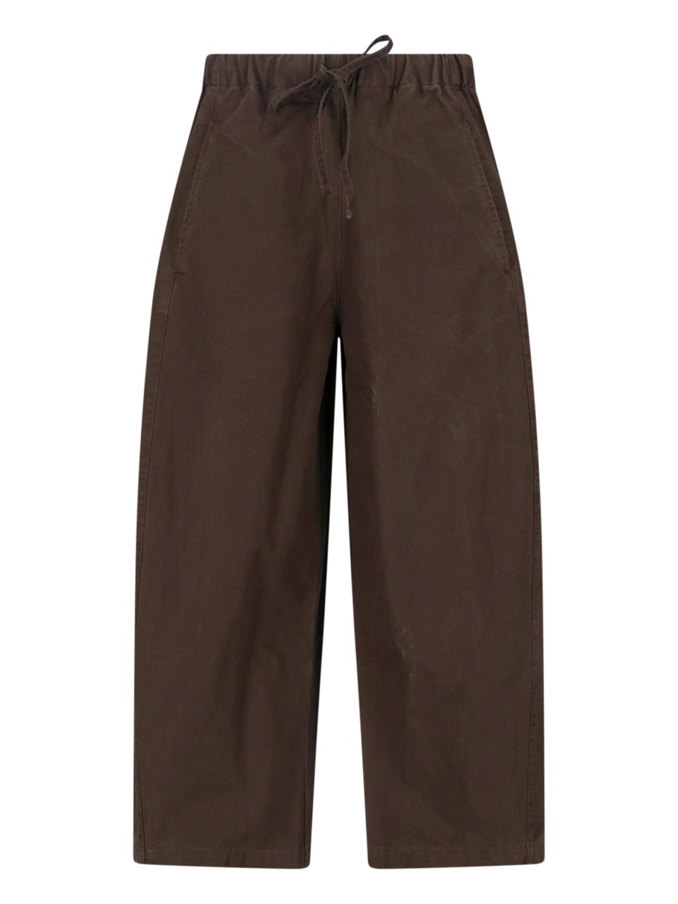 Entire Studios Brown Loft Wide-Leg Cotton Pants Bruin