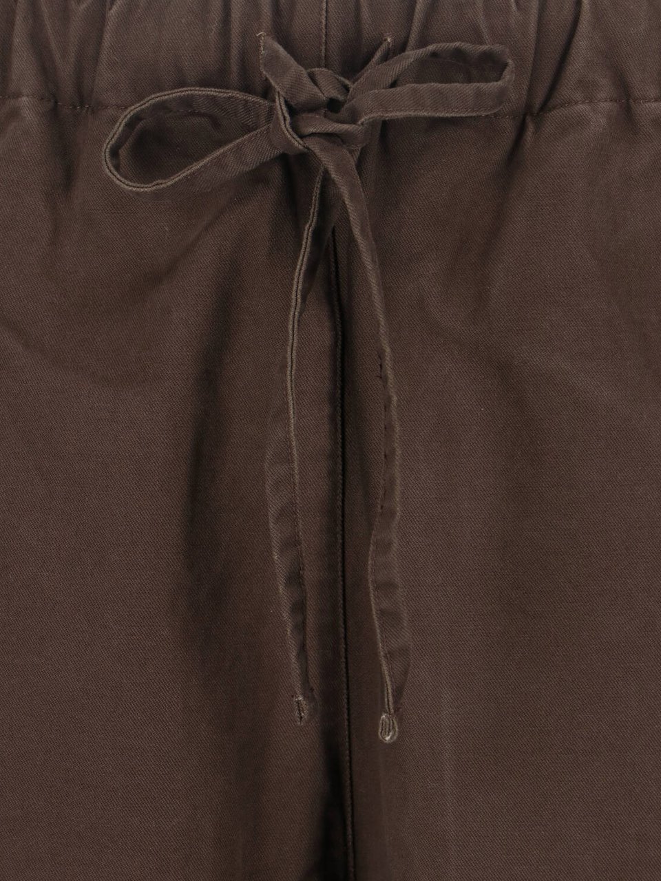 Entire Studios Brown Loft Wide-Leg Cotton Pants Bruin