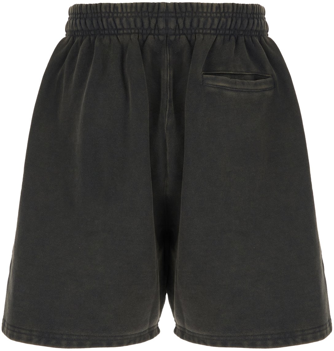 Entire Studios Entire Studios Charcoal cotton bermuda shorts Zwart