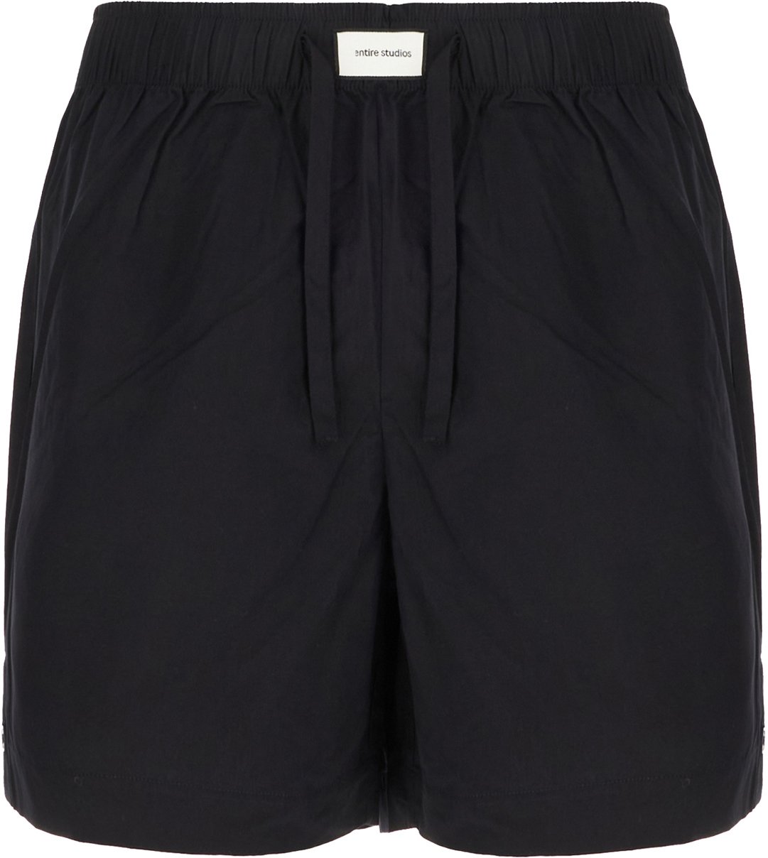 Entire Studios Entire Studios Black cotton bermuda shorts Zwart