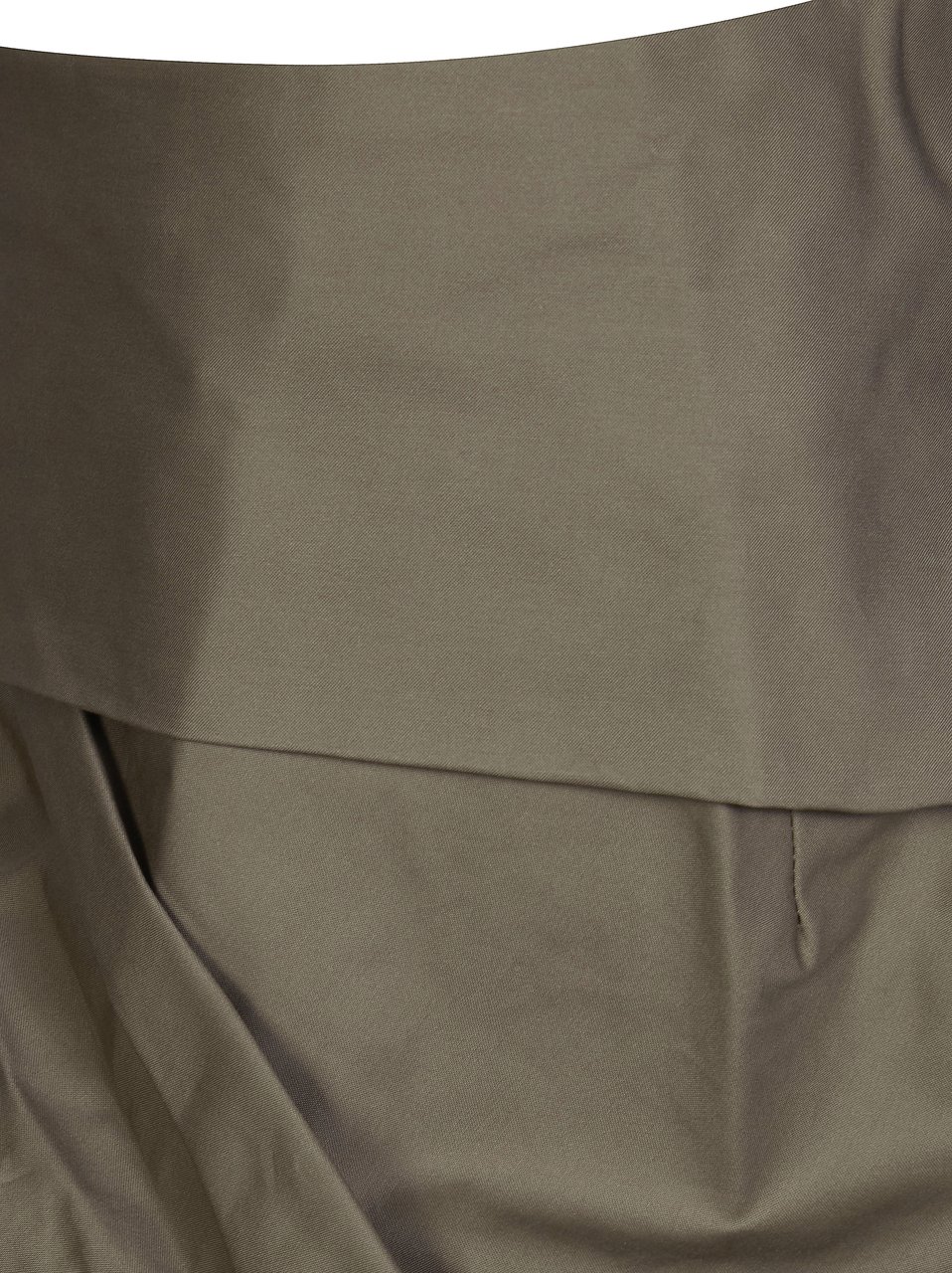 Entire Studios Structured Asymmetrical Draped Mini Skirt Grijs