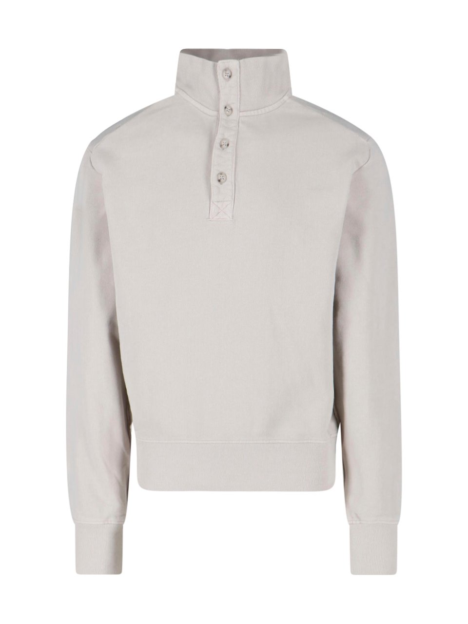 Entire Studios Cream Port High-Collar Cotton Sweatshirt Neutraal