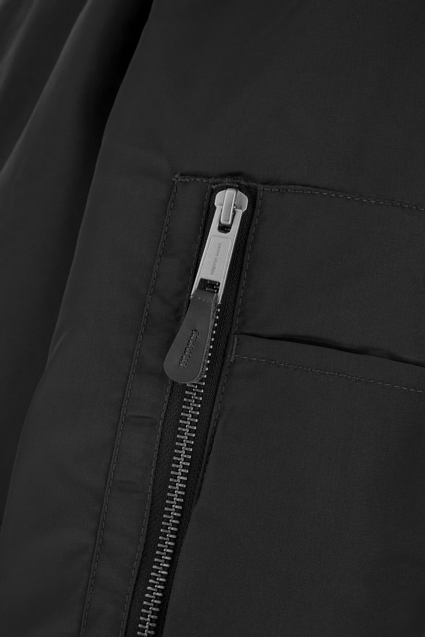 Entire Studios Entire Studios Black nylon padded bomber jacket Zwart