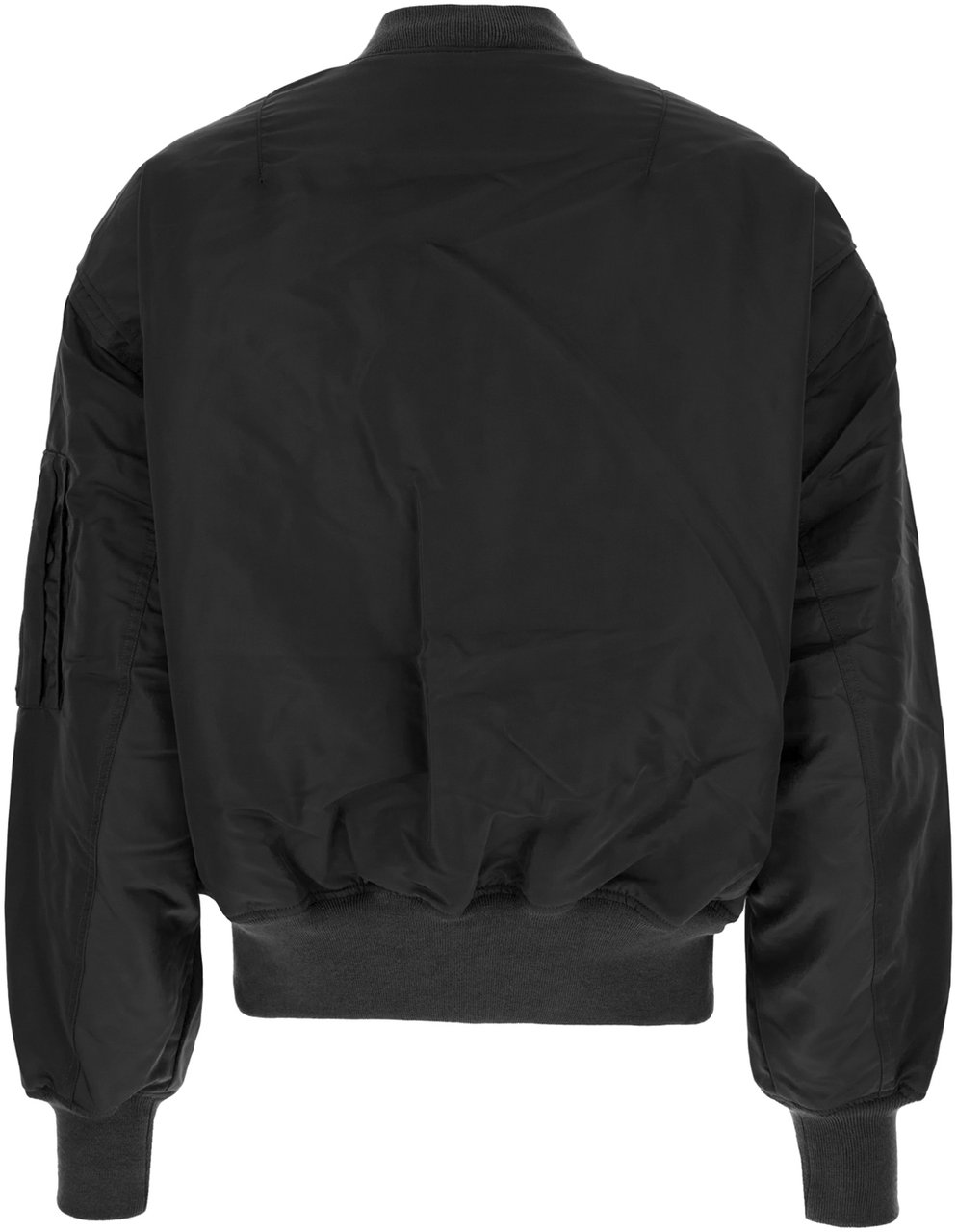 Entire Studios Entire Studios Black nylon padded bomber jacket Zwart