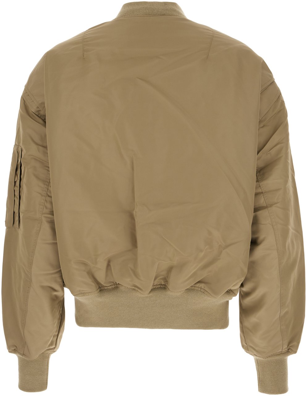 Entire Studios Entire Studios Khaki green nylon padded bomber jacket Groen