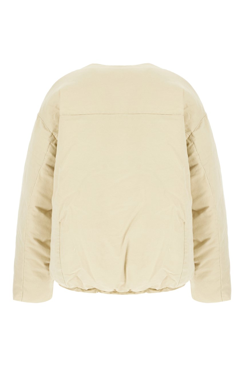 Entire Studios Entire Studios Cream cotton down jacket Geel