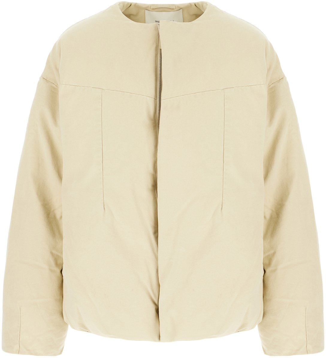 Entire Studios Entire Studios Cream cotton down jacket Geel