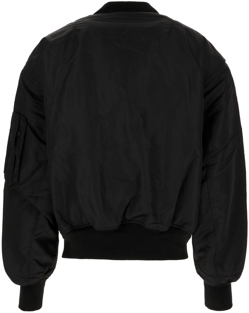 Entire Studios Entire Studios Black nylon padded bomber jacket Zwart