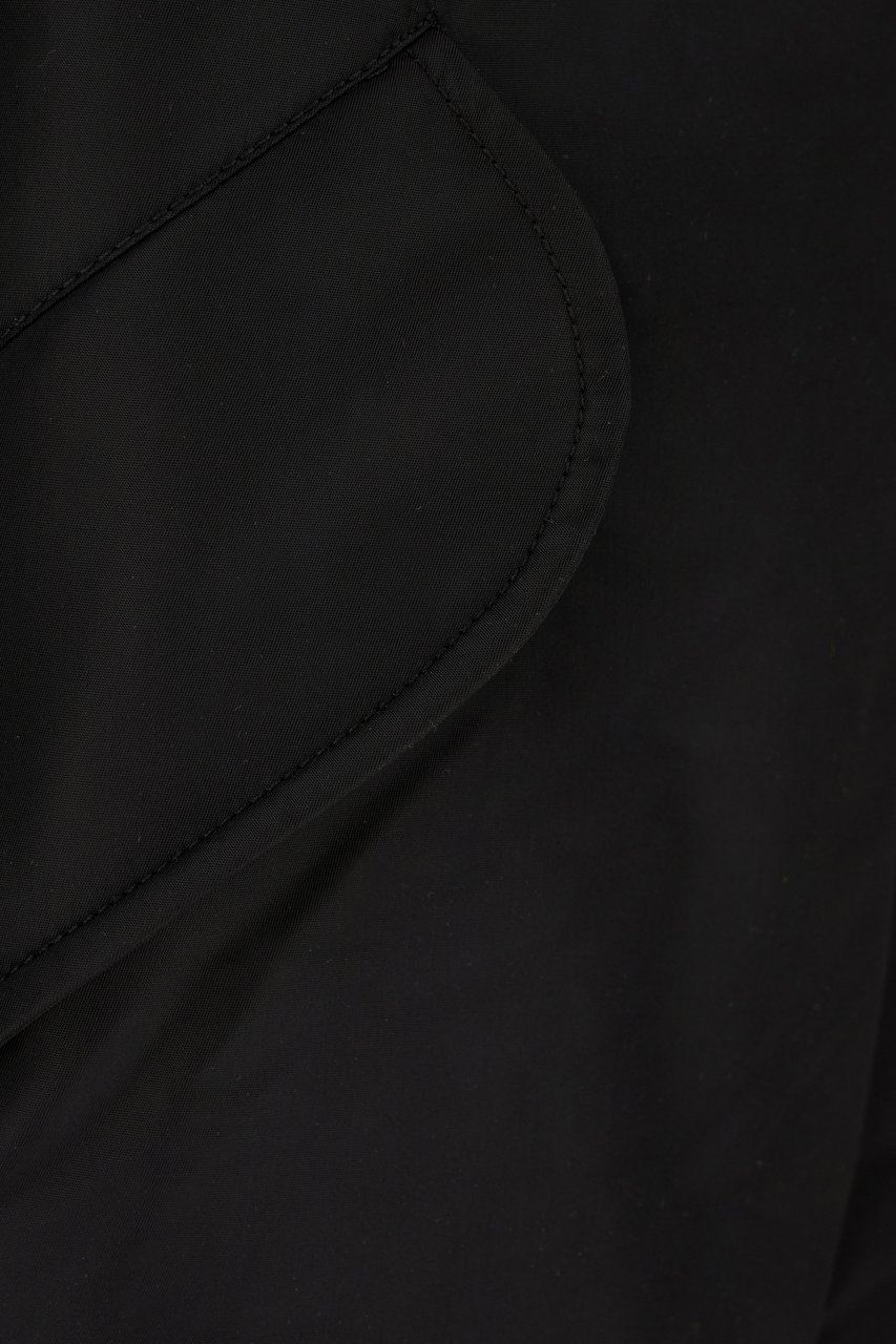 Entire Studios Entire Studios Black nylon padded bomber jacket Zwart