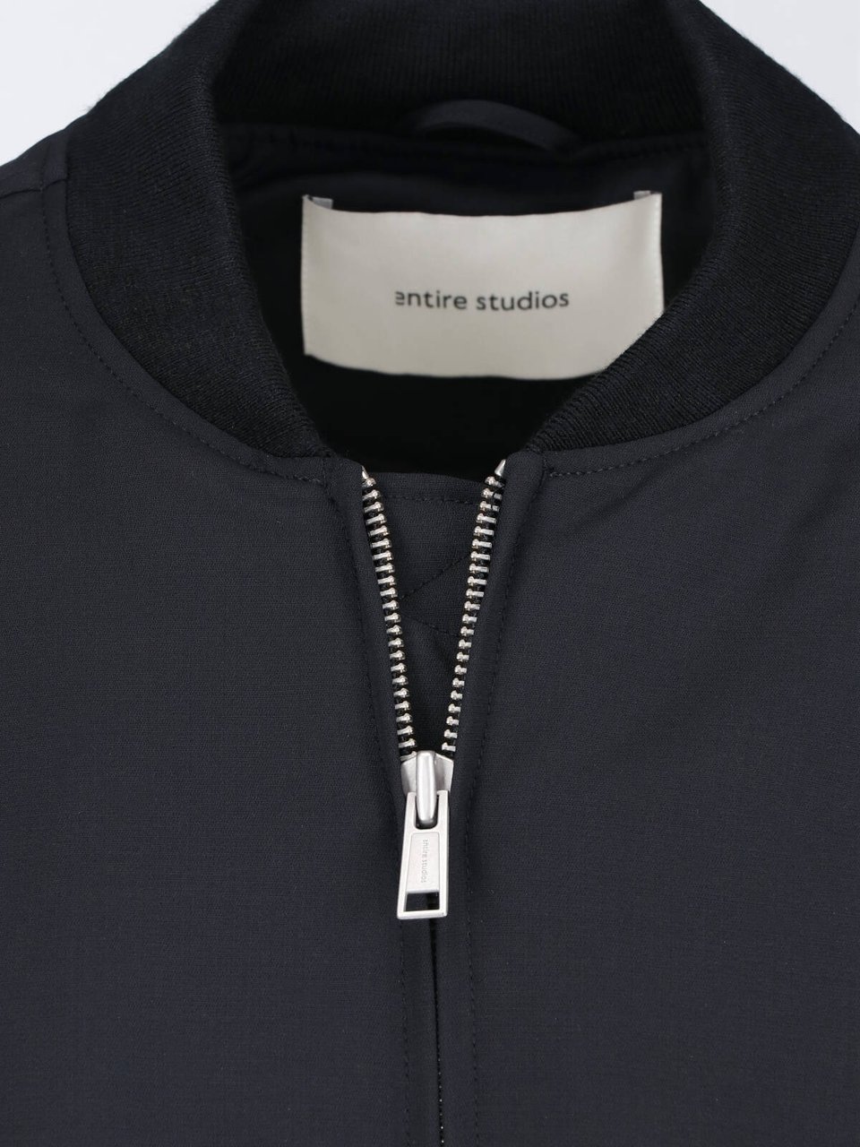 Entire Studios Black Boxy Functional Pocket Jacket Zwart