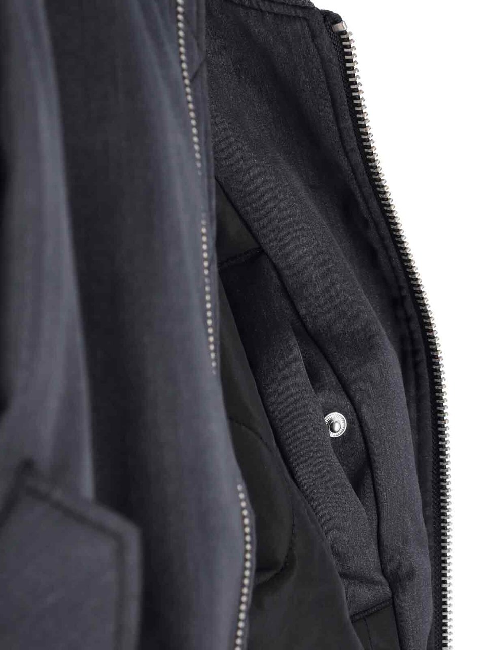Entire Studios Bomber Jacket with Ribbed Collar Grijs
