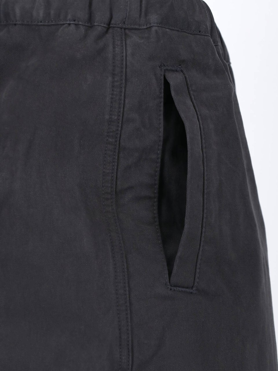 Entire Studios Black Relaxed Fit Adjustable Shorts Zwart