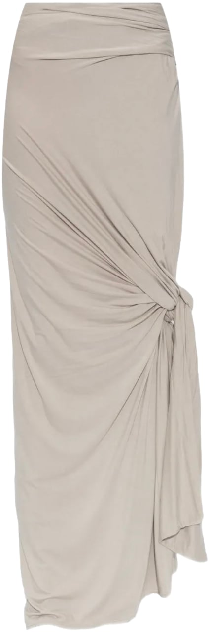 Entire Studios Lumiere Scarf Skirt Stone Grijs