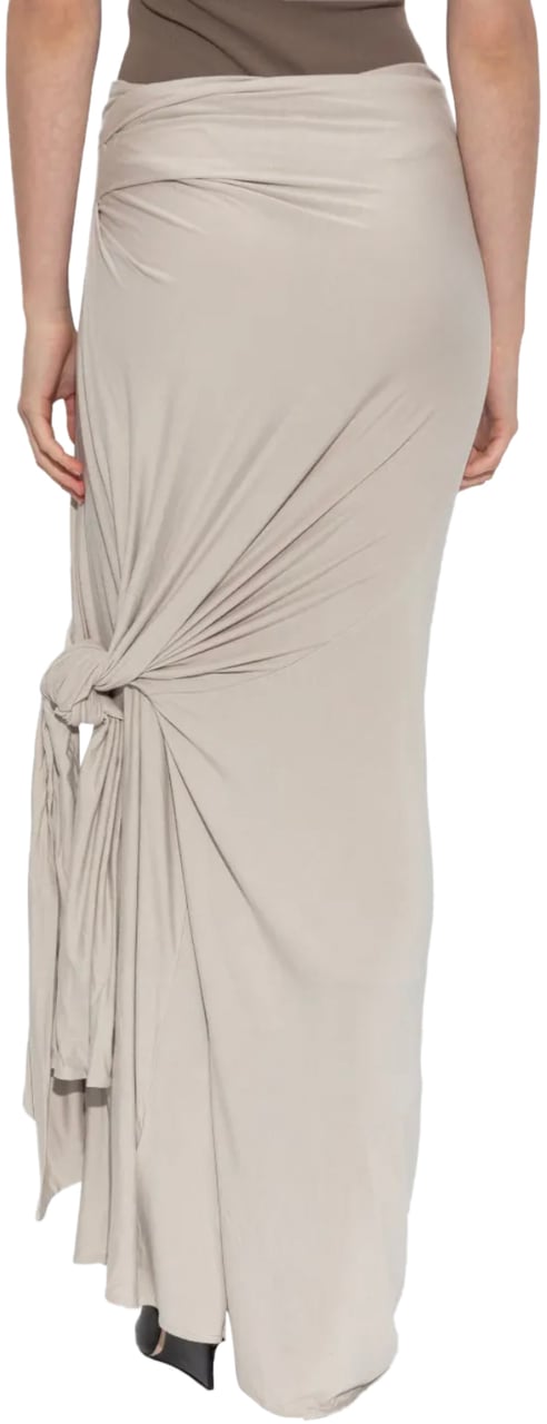 Entire Studios Lumiere Scarf Skirt Stone Grijs