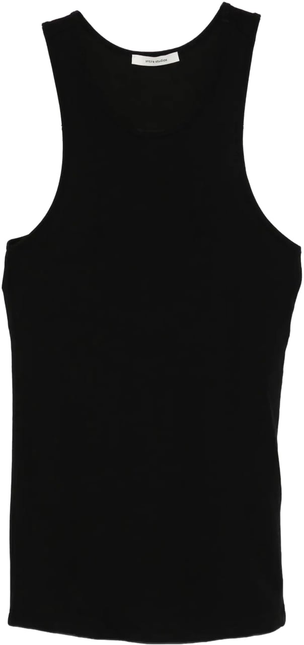 Entire Studios Muscle Tank Top Black Zwart
