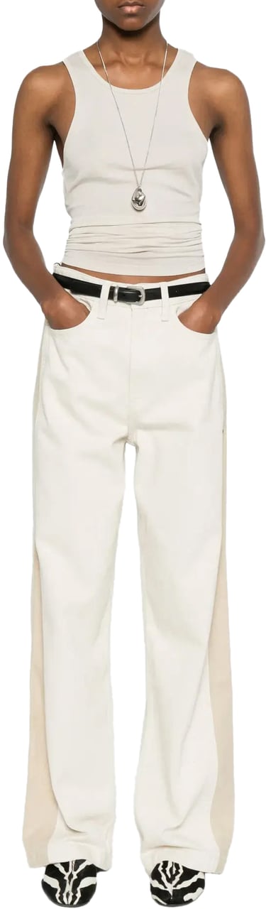 Entire Studios Muscle Tank Top Off White Wit