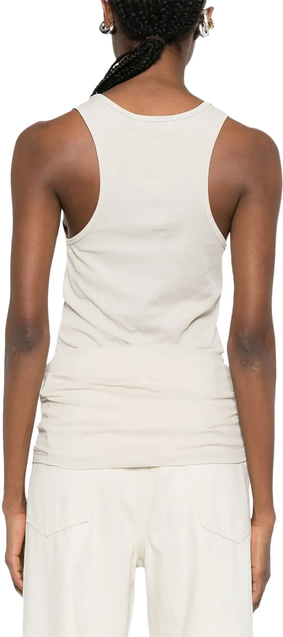 Entire Studios Muscle Tank Top Off White Wit