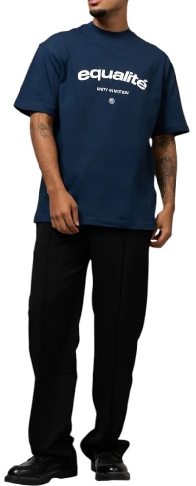 Equalité Heren T-shirt Blauw