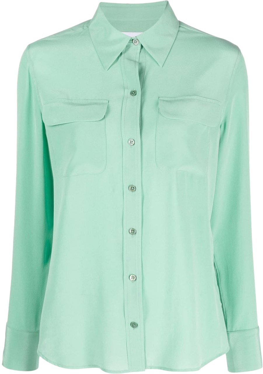 Equipment Shirts Green Groen