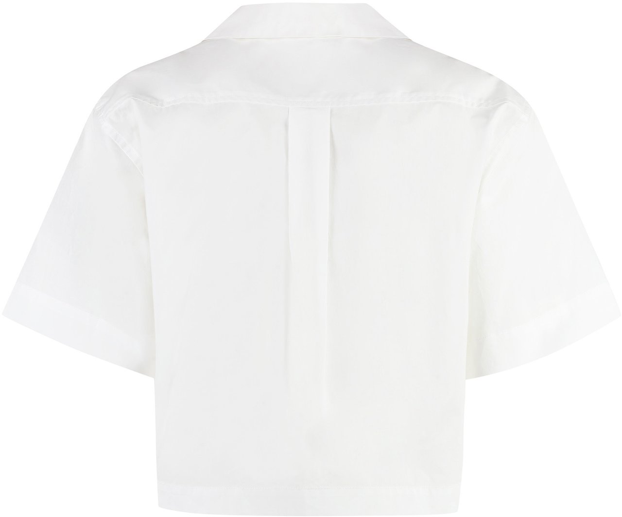 Equipment Short sleeve cotton shirt Wit