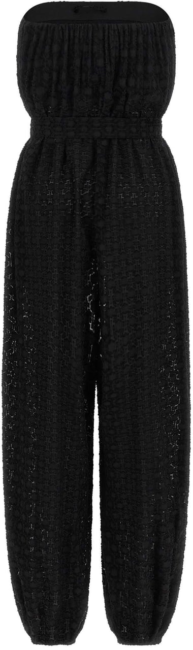 Eres Black Silk Jumpsuit Zwart