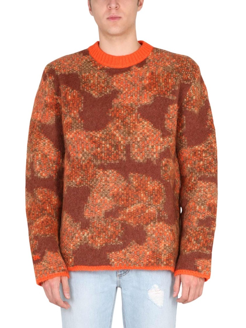 ERL Textured Knit Sweater Bruin