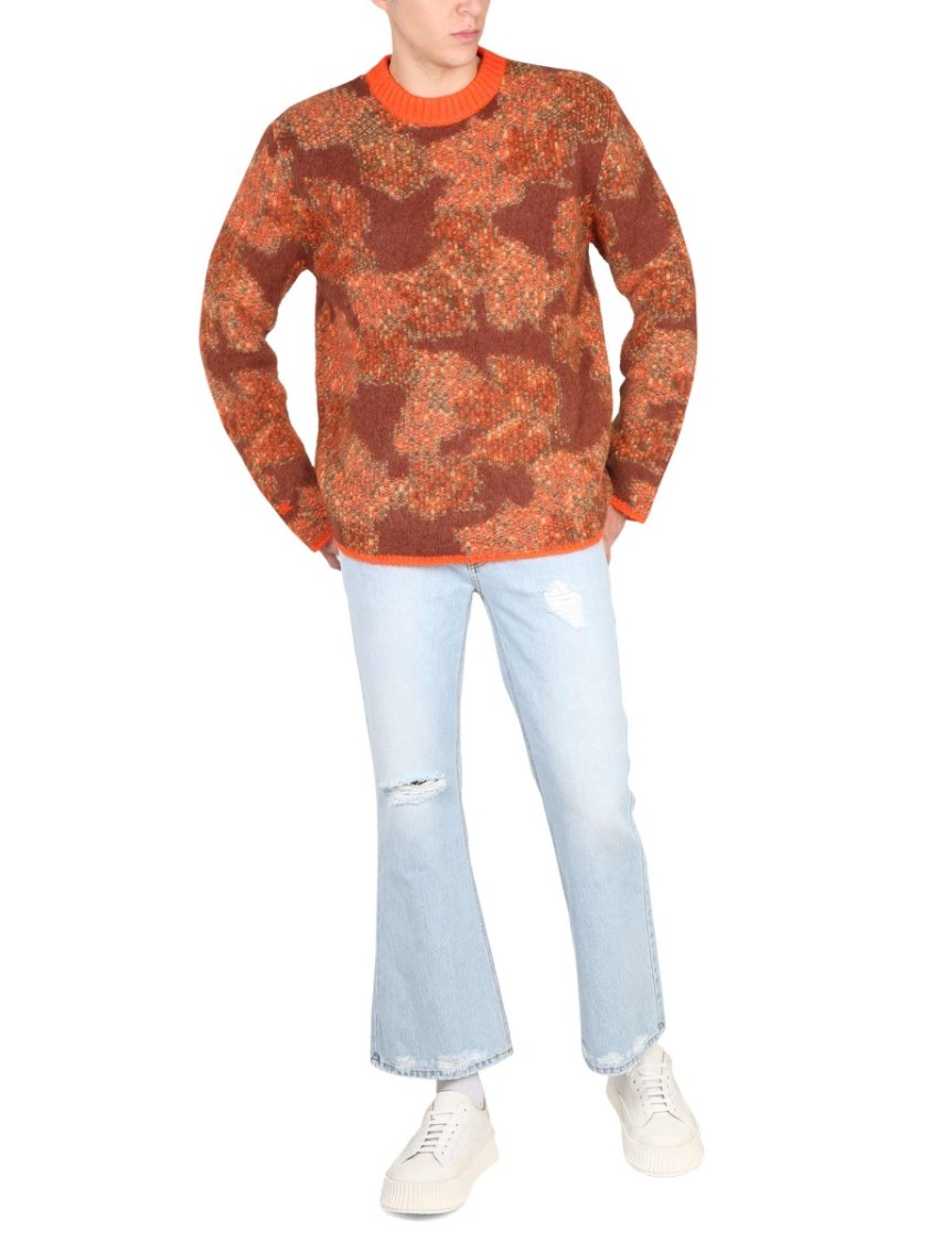 ERL Textured Knit Sweater Bruin