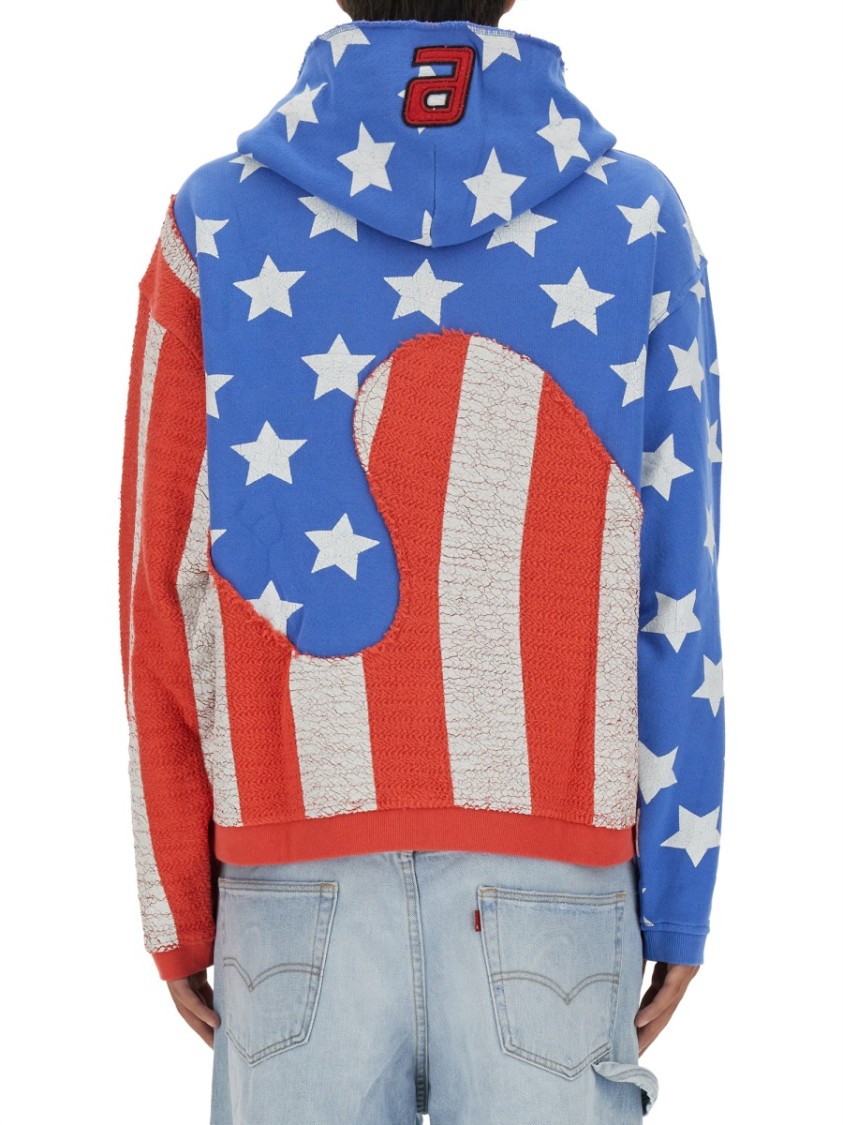 ERL "Stars And Stripes Swirl" Sweatshirt Divers