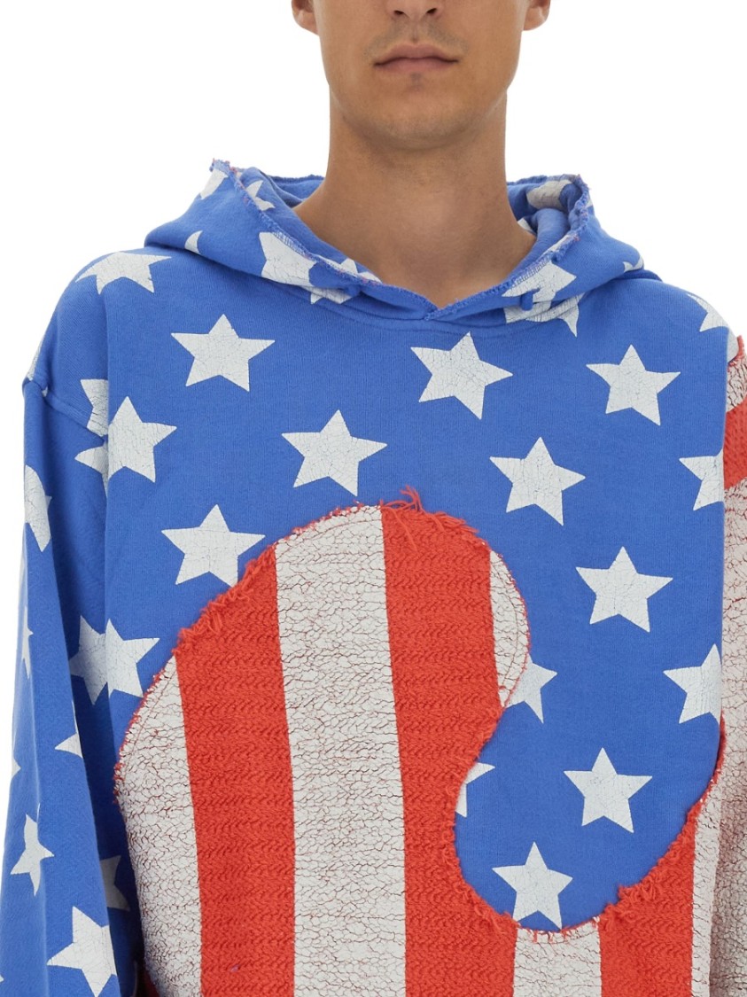 ERL "Stars And Stripes Swirl" Sweatshirt Divers