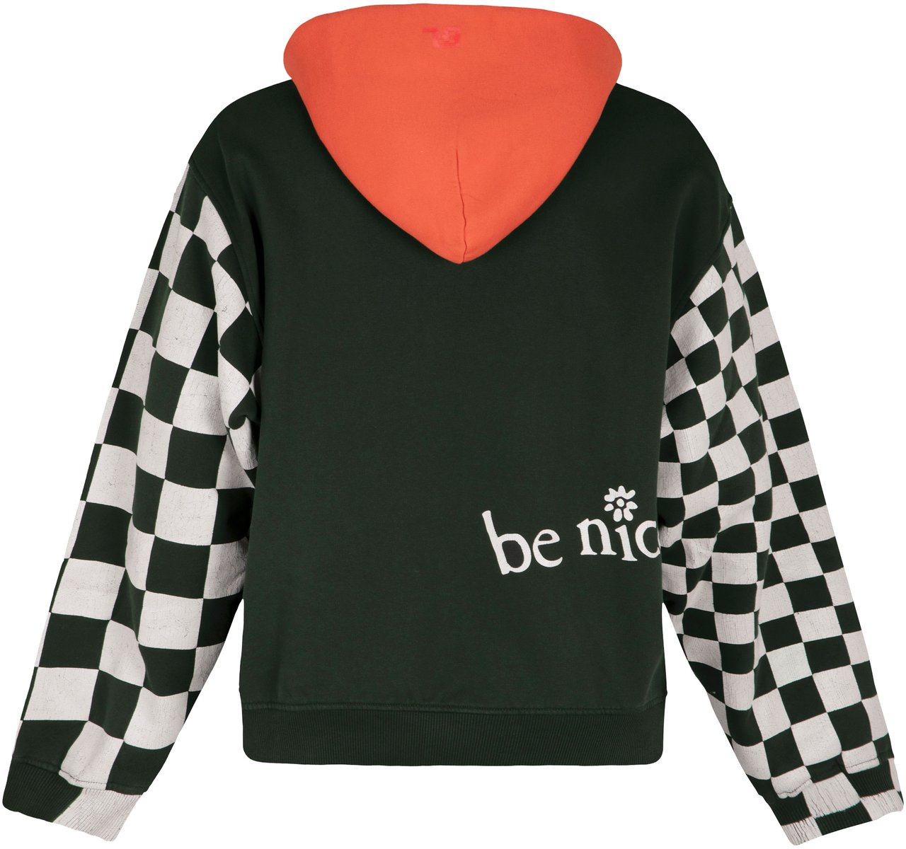 ERL Cotton hoodie Groen