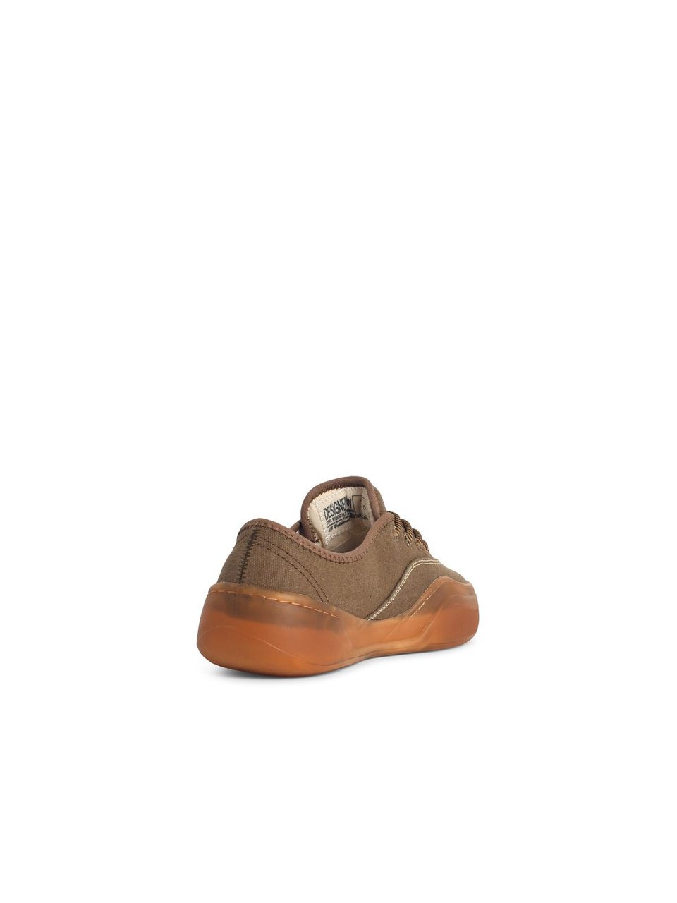 ERL 'Coupes' Mud-Colored Cotton Sneakers Bruin