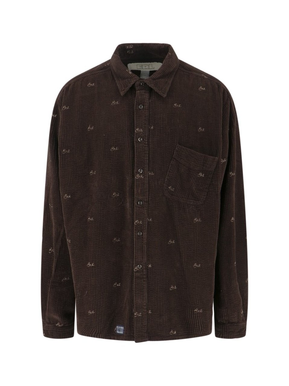 ERL Velvet Shirt – Brown Bruin