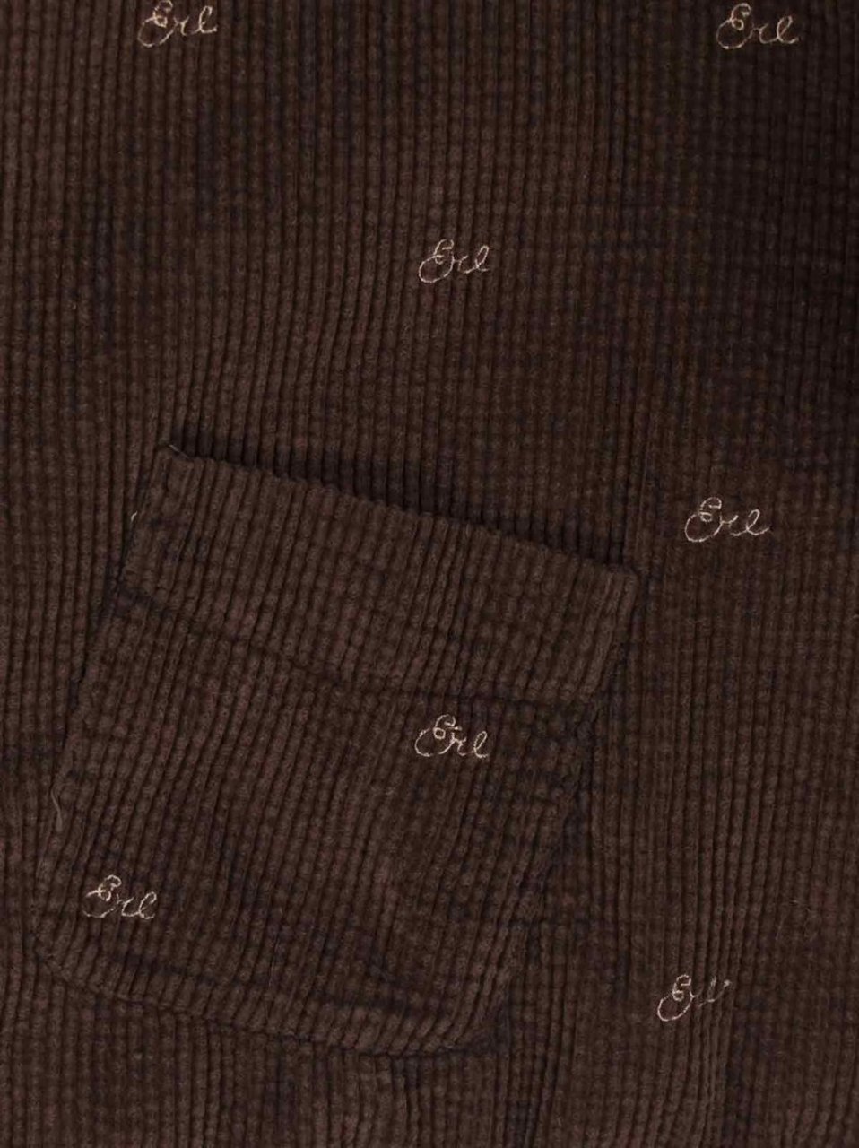 ERL Velvet Shirt – Brown Bruin