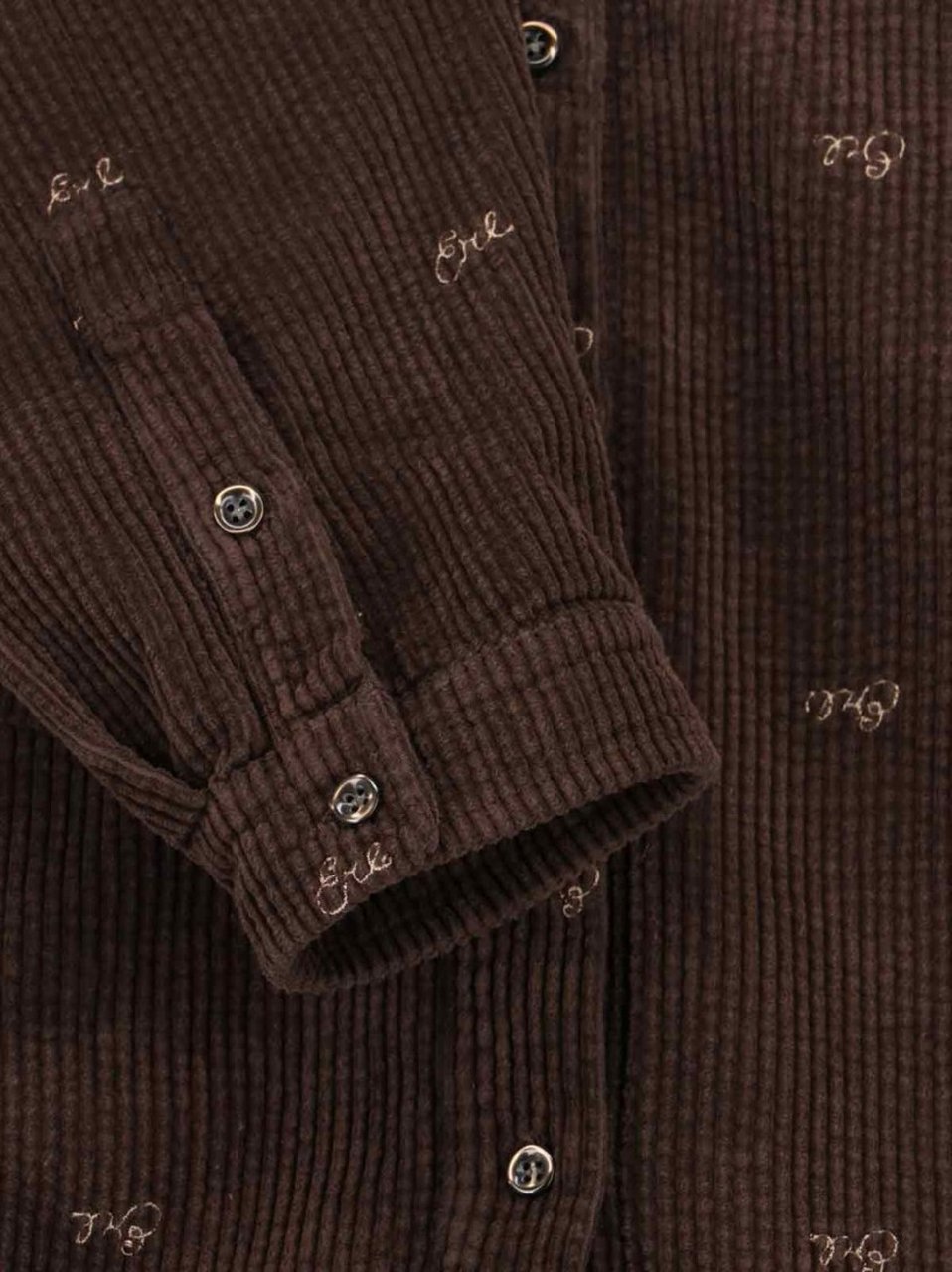 ERL Velvet Shirt – Brown Bruin